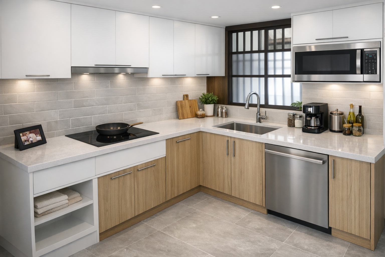 AI remodeled kitchen